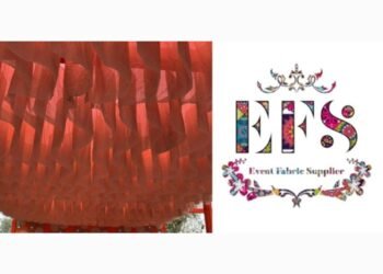 Event Fabric Supplier Launches Innovative Jute Wave Ceiling for Boho-Themed Decor in June 2024