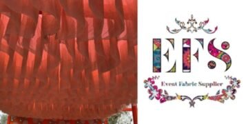 Event Fabric Supplier Launches Innovative Jute Wave Ceiling for Boho-Themed Decor in June 2024