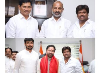 Akkala Sudhakar Congratulates Newly Elected Union Ministers Kishan Reddy and Bandi Sanjay Kuma