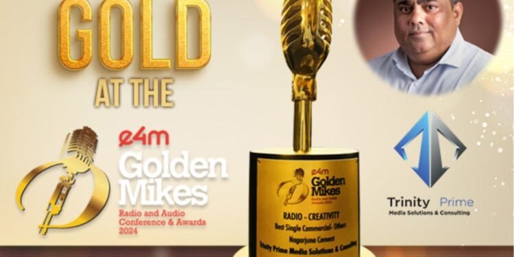 Trinity Prime Media Solutions and Consulting Wins Gold at the Golden Mikes 2024 for Creativity