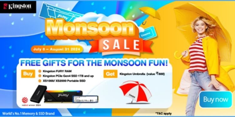 Beat the Monsoon Blues with the Kingston Monsoon Sale