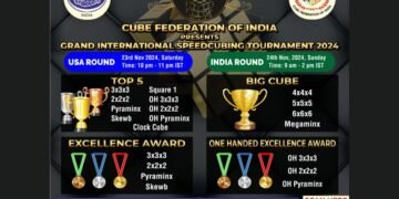Join the Excitement: Grand International SpeedCubing Tournament 2024 bought to you by Cube Federation of India and Mindgamez to Brings Together Top Speed Cubers from India and Across the Globe