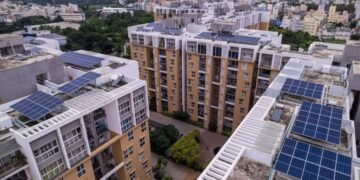 SNN Raj Greenbay Society, Bangalore’s second-largest 341-kW solar installation by SolarSquare to bring over Rs 40 lakhs annual savings.