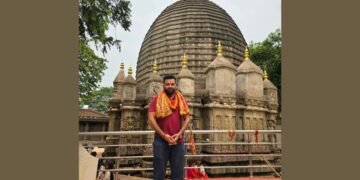 Tapan Acharya Seeks Blessings at Kamakhya Temple Guwahati Assam, Ahead of Roll Ball Federation Cup in Shilong