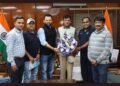 Roll Ball Federation Delegates under the leadership of RBFI President Shri Tapan Acharya,Meet the Sports Minister of India