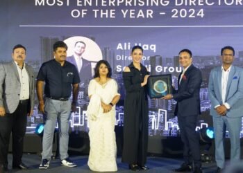 Ali Haq Honored as Most Enterprising Director of the Year by Realty Awards 2024