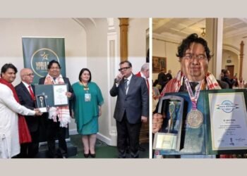 Dr. Basant Goel Receives Bharat Kirtimaan Alankaran at the International Excellence Awards Ceremony in London