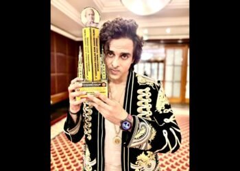 Actor Kabbir Honored with Dadasaheb Phalke Award for Most Influential Stylist Man of the Year 2024 in Dubai.