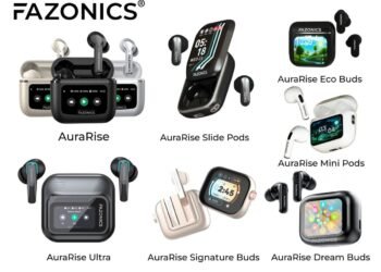 FAZONICS® Becomes First Indian Brand to Launch True Wireless Earbuds with SmartDisplay Touchscreen