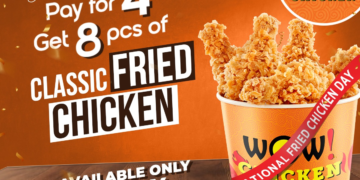 Wow! Chicken by Wow! Momo Celebrates Wow! Fried Chicken Day with an Irrestible Offer: Buy 4, Get 8 Pieces of Fried Chicken!