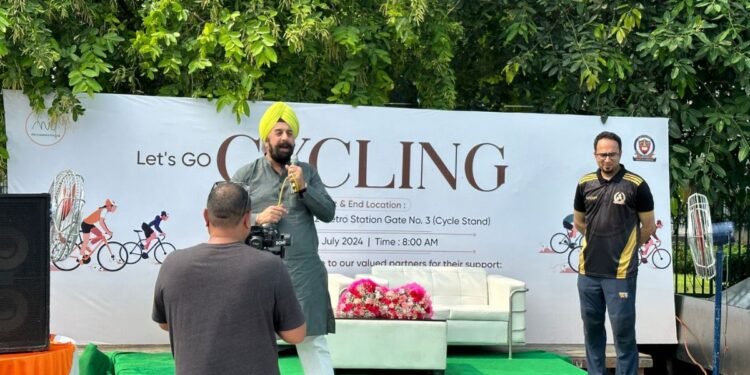 ANJ Creations Pvt Ltd in collaboration with World College of Technology And Management and Food Bus of India announces Cycling Events in New Delhi