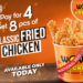 Wow! Chicken by Wow! Momo Celebrates Wow! Fried Chicken Day with an Irrestible Offer: Buy 4, Get 8 Pieces of Fried Chicken!