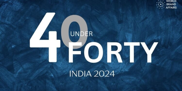Celebrating Success and Achievements of 40 Under 40 India 2024 Leaders