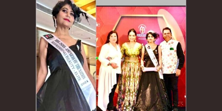 Meenu Srivastava, Educationist from Lucknow crowned Mrs Refreshing Beauty 2024