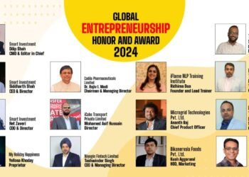 The “Global Entrepreneurship Honor and Award 2024” by the Corporate Connect