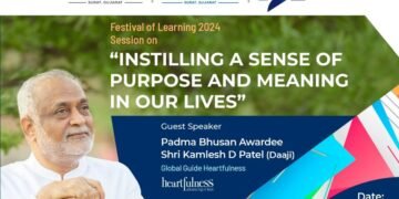 AURO University Welcomes Padma Bhushan Awardee Shri Kamlesh Patel “Daaji” for Festival of Learning 2024