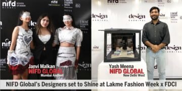 Janvi Malkan and Yash Meena selected to represent NIFD Global at Lakme Fashion Week x FDCI