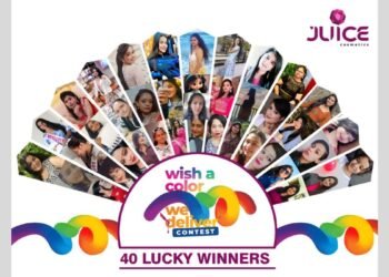 JUICE Cosmetics presents the finalists for “Face of Juice TOP 5” and celebrates 40 outstanding individuals with exclusive, personalised shades