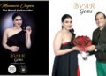 SVAR Gems Introduces Mannara Chopra as Brand Ambassador  A Historic First in the Indian Gem Industry