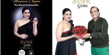 SVAR Gems Introduces Mannara Chopra as Brand Ambassador  A Historic First in the Indian Gem Industry
