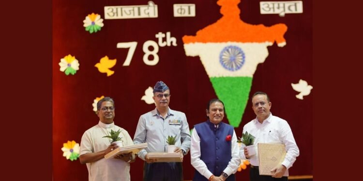 Dr. Dinesh Shahra Inspires Students on Independence Day at St. Paul High School