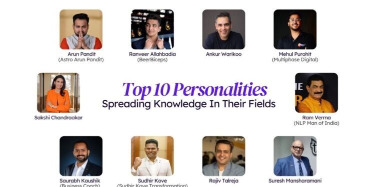Top 10 Personalities Spreading Knowledge in Their Fields and Helping Millions Learn