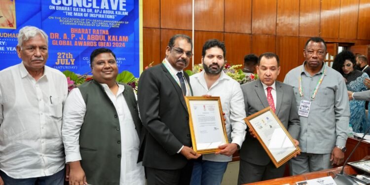 Abdussalam Hassan Telal Group – received Global Icon of Arab Fashion Award at the Prestigious APJ Abdul Kalam Award 2024 in New Delhi