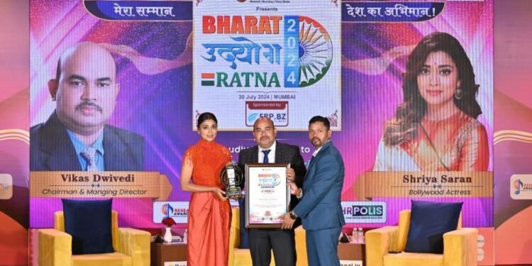 M.D., Kedar Security Services Pvt. Ltd., Vikas Chandra Dwivedi; Honored For Contributions To India’s Security Services