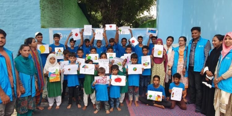 IYDF and Digital Omnicon Empower Sambhal Children Through Art and Dance