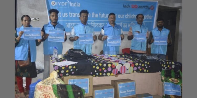 IYDF and Bookmylaundry Join Forces to Ignite Hope for Underprivileged Children