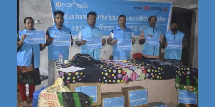 IYDF and Bookmylaundry Join Forces to Ignite Hope for Underprivileged Children