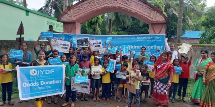 IYDF and Maa Parbati INFO Join Forces to Empower Children in Bhadrak with Knowledge and Care