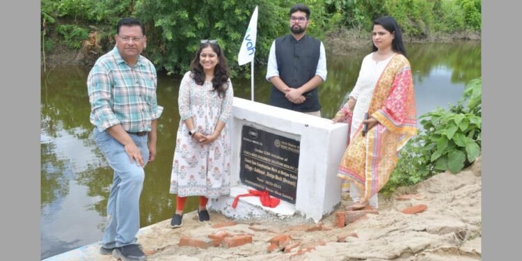 Inauguration of New Check Dams In Shravasti Under Konica Minolta’s CSR Initiative ‘Project Pravah’