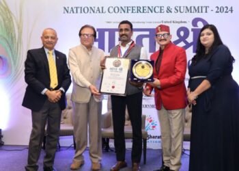 Renowned Social Activist Dr. Binu Varghese Receives Prestigious Bharat Shree National Award