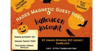 Award Winning SEO Agency SamBlogs Announces Massive Discount Offers this Halloween