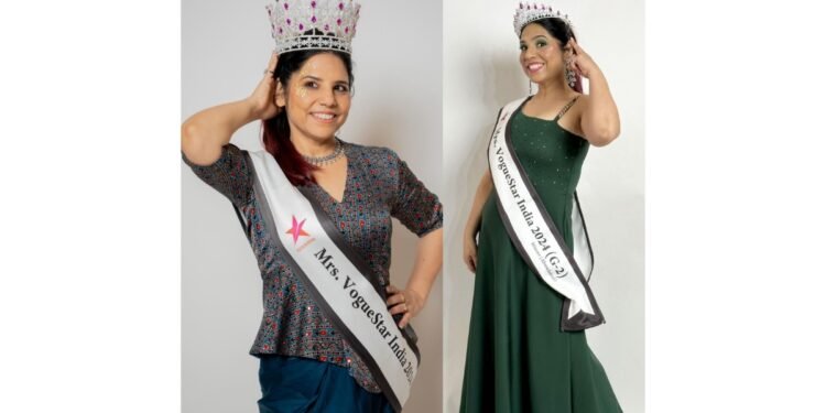 Rashmi Kashyap crowned Mrs. VogueStar India at the prestigious VogueStar show 2024