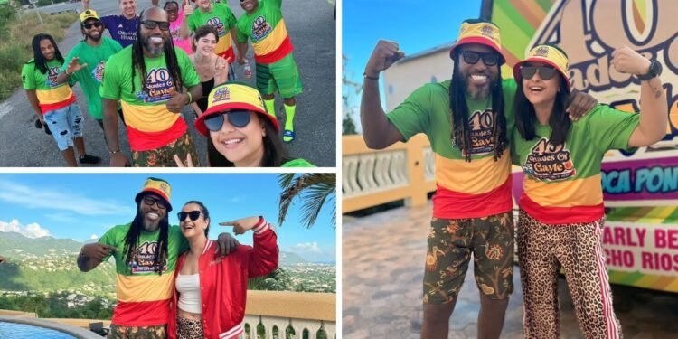 Sports Icons Unite: Prachi Tehlan joins Chris Gayle for His birthday