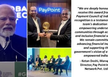 Pay Point India Network Pvt. Ltd. Recognized as Best Business Correspondent at Global Fintech Fest