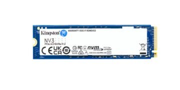 Kingston Brings Next-Gen Performance with NV3 PCIe 4.0 NVMe SSD