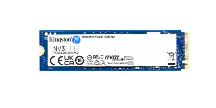 Kingston Brings Next-Gen Performance with NV3 PCIe 4.0 NVMe SSD