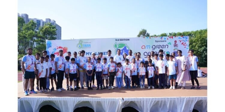 Fountainhead Global School Students Drive Change with Petition for Cleaner Hyderabad at Ozone Run 2024