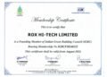 ROX Hi-Tech Limited Becomes Founding Member of Indian Green Building Council