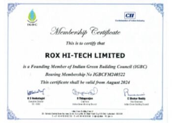 ROX Hi-Tech Limited Becomes Founding Member of Indian Green Building Council