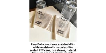 Innovative Eco-Friendly Packaging Sets Easy Boba Apart in the Beverage Industry