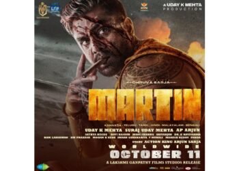 Lakshmi Ganapathy Films Acquires North India Theatrical Rights for Martin – After KGF 2, RRR