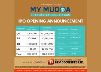 My Mudra, “India’s First IPO”, in DSA & Fintech (Loan Aggregation)