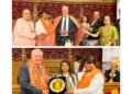 British Parliament Hosts First Pre-Navratri Awards Ceremony with Shri Rajrajeshwar Guruji and Other Distinguished Members