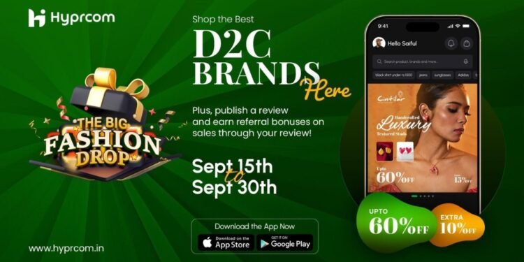 The Big Fashion Drop: Hyprcom’s Biggest Sales Event from September 15 to 30 – Enjoy up to 60% Off!