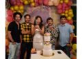 The upcoming SAAREE film unit celebrated their heroine Aaradhya Devi’s Birthday at RGV DEN