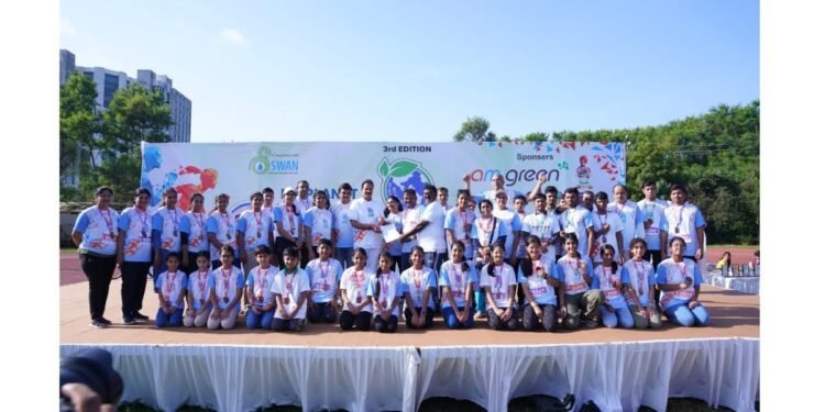 JGI Schools Kondapur Champion Road Hygiene at Ozone Run 2024